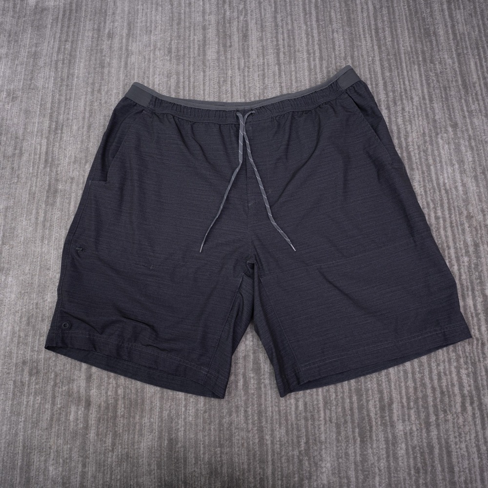 Columbia Shorts Mens XL Gray Excellent Drawstring Active Hiking Pockets Stretch